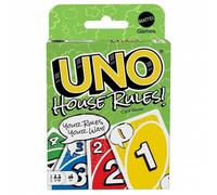 Mattel Games UNO Règles Maison Jeu de Cartes, 7+, 2-10 Joueurs