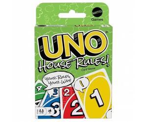 Mattel - Uno - Houserules Kartenspiel 194735179527 Taille:taille unique