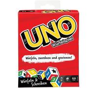 Mattel Uno Jeux de Dés Jeu de Société Avec Tableaus Et Abwischbaren Faire un Don