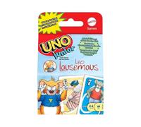 MATTEL Uno Junior Leo Lausemaus Jeu de Cartes Enfants Éducatif à Partir 3 Ans