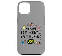 Mattel - UNO - Sorry for What I Said During The Game Coque pour iPhone 13