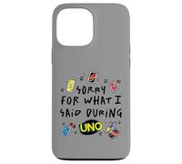 Mattel - UNO - Sorry for What I Said During The Game Coque pour iPhone 13 Pro Max
