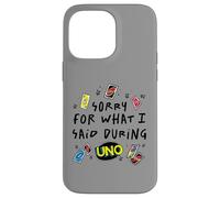 Mattel - UNO - Sorry for What I Said During The Game Coque pour iPhone 14 Pro Max