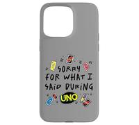 Mattel - UNO - Sorry for What I Said During The Game Coque pour iPhone 15 Pro Max