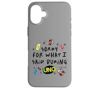 Mattel - UNO - Sorry for What I Said During The Game Coque pour iPhone 16 Plus