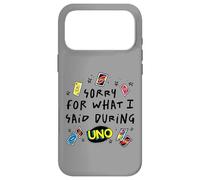 Mattel - UNO - Sorry for What I Said During The Game Coque pour iPhone 17 Pro Max