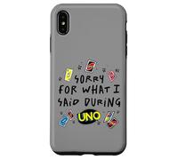 Mattel - UNO - Sorry for What I Said During The Game Coque pour iPhone XS Max