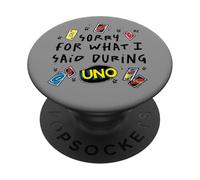 Mattel - UNO - Sorry for What I Said During The Game PopSockets PopGrip Adhésif