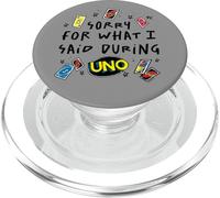 Mattel - UNO - Sorry for What I Said During The Game PopSockets PopGrip pour MagSafe