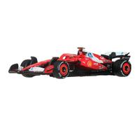 Hot Wheels Premium Formula 1 Charles Leclerc Voiture de Course | Voiture de course Scuderia Ferrari HP 1:64 en métal avec pneus Real Riders et carrosserie métal/metal, JKD86