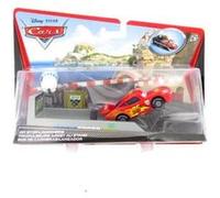 Mattel - Voiture Cars 2 - Propulseur arrêt au stand : Flash McQueen Globie G