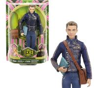 Mattel Wicked Fiyero Poupée Universelle avec posabilité, Uniforme Scolaire Amovible, Bottes, Cartable et Accessoire pour manuels Scolaires