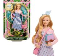 Mattel Wicked Glinda Poupée et accessoires universels avec cheveux blonds coiffés, posabilité et uniforme scolaire amovible
