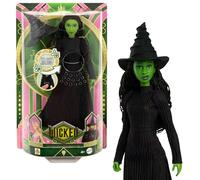 Mattel Wicked Poupée Elphaba chantante avec articulations, habillages et Accessoires Amovibles tirés du Film, Chante 'Defying Gravity', JLG48