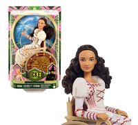 Mattel Poupée Nessarose – fauteuil roulant, cheveux bruns bouclés, tenue de bal amovible HXY36