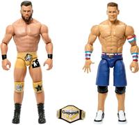 Mattel WWE Championship Showdown Lot de 2 figurines d'action et accessoires, série #17 John Cena vs Austin Theory, 15,2 cm