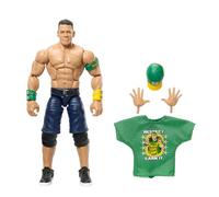 Mattel WWE Coffrets de figurines et accessoires Élite Grands Champions John Cena de 15 cm à collectionner avec mains interchangeables, tenue de combat et 25 points d’articulation HTX73
