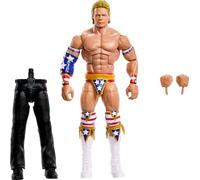 Mattel WWE Elite Collection Figurine d'action SummerSlam Lex Luger à collectionner avec accessoires et pièces d'arbitre