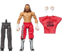 Mattel WWE Elite Collection Figurine et accessoires, Sami Zayn Premium Live Event avec mains interchangeables et pièces de construction
