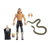 Mattel WWE Élite Jake 'Le Serpent' Figurine articulée à Collectionner avec Accessoires, Premium Live Event, Coffret Wrestlemania avec éléments de la Figurine Sam Roberts, JHX78