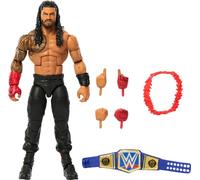 Mattel WWE Elite Collection Top Picks Ensemble de figurines et accessoires Romain Reigns 15,2 cm à collectionner avec articulation et pièces interchangeables