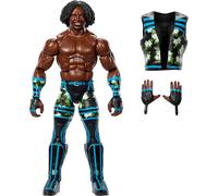 Mattel WWE Elite Figurine d'action et accessoires, 15,2 cm de collection Xavier Woods avec 25 points d'articulation, look réaliste et mains interchangeables