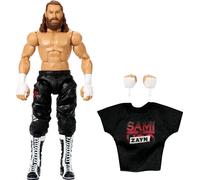 Mattel WWE Elite Figurine et accessoires, série #106 Sami Zayn de 15,2 cm à collectionner avec 25 points d'articulation et mains interchangeables