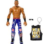 Mattel WWE Elite Figurine et accessoires, série #121, Carmelo Hayes de collection de 15,2 cm avec 25 points d'articulation et mains interchangeables