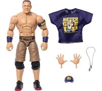 Mattel WWE Elite Figurine et accessoires, série Greatest Hits 2025, 15,2 cm de collection John Cena avec 25 points d'articulation et mains interchangeables