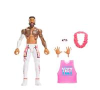 Mattel WWE Elite Jey USO Figurine et Accessoires, Série n°124 | Figurine de collection 15 cm, 25 points d’articulation, mains interchangeables, pour enfants et collectionneurs, JHT68