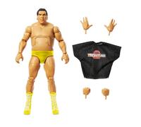 Mattel WWE Figurine Articulée André Le Géant Collection Élite Légende, Mains Interchangeables Et Accessoires, Technologie Truefx, 25 Articulations, À Collectionner, Jouet Enfant, Dès 3 Ans, HVF56