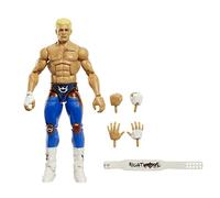 Mattel WWE Figurine Articulée Élite Cody Rhodes, avec accessoires interchangeables et accessoires, à collectionner, Jouet Enfant, Dès 3 ans, HKN85