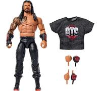 Mattel Mattel WWE Figurine articulée Élite Roman Reigns de 15 cm à Collectionner, avec Accessoires, série 123, 25 Points d’Articulation et Mains interchangeables, JHT62