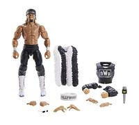 Mattel WWE Figurine Articulée Élite WrestleMania « Hollywood » Hulk Hogan (15 cm), 25 points d’articulation, mains interchangeables et accessoires, à collectionner, Jouet Enfant, Dès 3 ans, HKP12