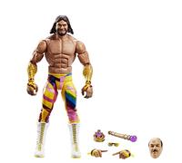 Mattel WWE Figurine Articulée Élite WrestleMania « Macho King » Randy Savage (15 cm), 25 points d’articulation, mains interchangeables et accessoires, à collectionner, Jouet Enfant, Dès 3 ans, HKP10