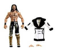 Mattel WWE Figurine Articulée Seth Rollins Élite avec accessoires, 25 points d’articulation, mains interchangeables et accessoires, à collectionner, Jouet Enfant, Dès 3 ans, HKN73