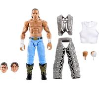 Mattel WWE Figurine articulée Shawn Michaels SummerSlam de la Collection Élite avec Accessoires et élément pour Assembler la Figurine de William Regal, Coffret Premium Live Events, JCJ56