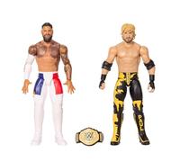 Mattel WWE Coffret Main Event Showdown Jey USO vs Logan Paul, avec 2 Figurines articulées de 15 cm à Collectionner et Accessoire, série 27, JHJ63