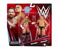 Mattel WWE Main Event Showdown Figurines 2-Pack avec Accessoire | Série n°28 CM Punk vs Gunther Set Collectible, 15 cm Figurine Superstar, JHJ67