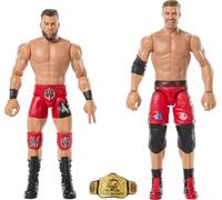 Mattel WWE Main Event Showdown Lot de 2 figurines avec accessoire, série #22 Austin Theory et Grayson Waller à collectionner, 15,2 cm