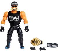 Mattel WWE Superstars Figurine et accessoires, série 1 « Hollywood » Hulk Hogan rétro à collectionner avec mains interchangeables