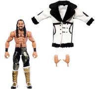 Mattel WWE Top Picks Elite Ensemble de figurines et accessoires Seth « Freakin » Rollins de 15,2 cm à collectionner avec mains interchangeables, anneau et 25 points d'articulation