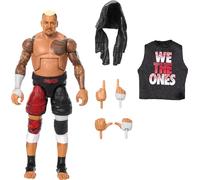 Mattel WWE Top Picks Elite Ensemble de figurines et accessoires Solo Sikoa de 15,2 cm à collectionner avec mains interchangeables, anneau et 25 points d'articulation