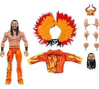 Mattel WWE Ultimate Coffret avec Figurine articulée Seth Rollins à Collectionner avec Accessoires interchangeables, têtes supplémentaires et Mains interchangeables, HVV71