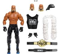 Mattel WWE Ultimate Edition Ensemble de figurines et accessoires « Hollywood » Hulk Hogan 15,2 cm à collectionner avec 30 points d'articulation, pièces interchangeables et équipement d'entrée