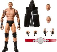 Mattel WWE Ultimate Edition Ensemble de figurines et accessoires Randy « Macho Man » Savage 15,2 cm à collectionner avec 30 points d'articulation, pièces interchangeables et équipement d'entrée