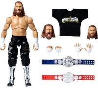 Mattel WWE Ultimate Edition Figurine d'action Sami Zayn à collectionner avec accessoires interchangeables comme des têtes supplémentaires et des mains interchangeables