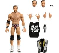 Mattel WWE Ultimate Edition Figurine et accessoires, ensemble de collection LA Knight de 15,2 cm, têtes et mains interchangeables, 30 points d'articulation
