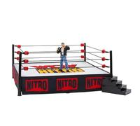 Mattel WWE Ultimate Edition WCW Monday Nitro Ring with Eric Bischoff Action Figure