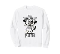 Matteo - Beau nom de garçon avec Un Petit démon Mignon Sweatshirt